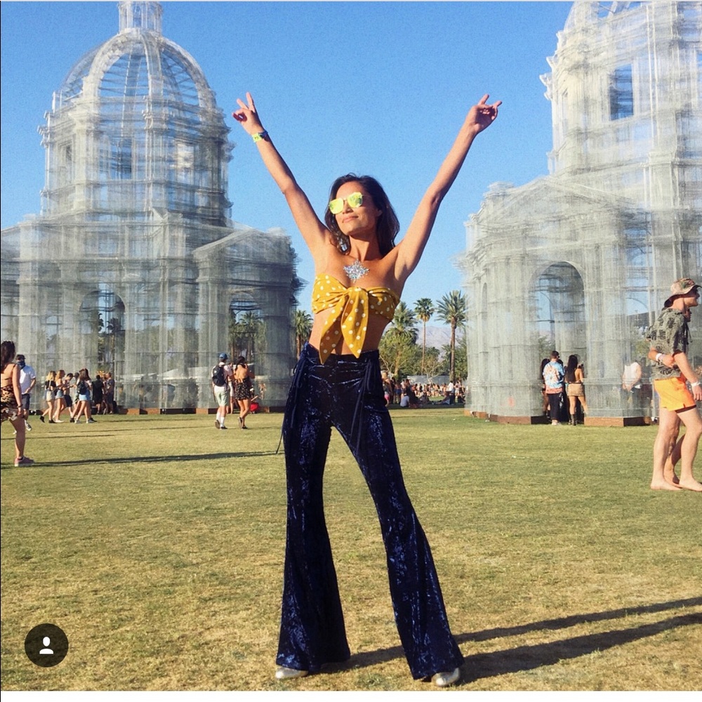 Band of Gypsies Retro Velvet Retro Flare